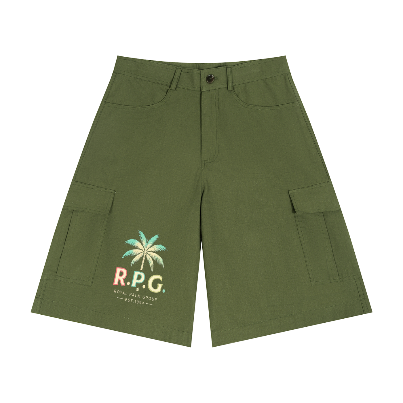 DRIP cargo shorts — Royal Palm Club