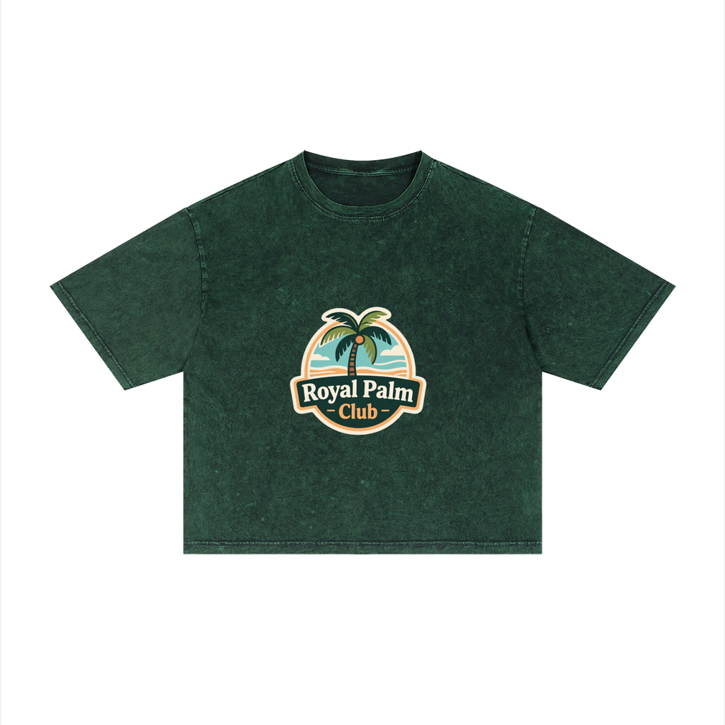 DRIP mineral wash tee — boxy cut