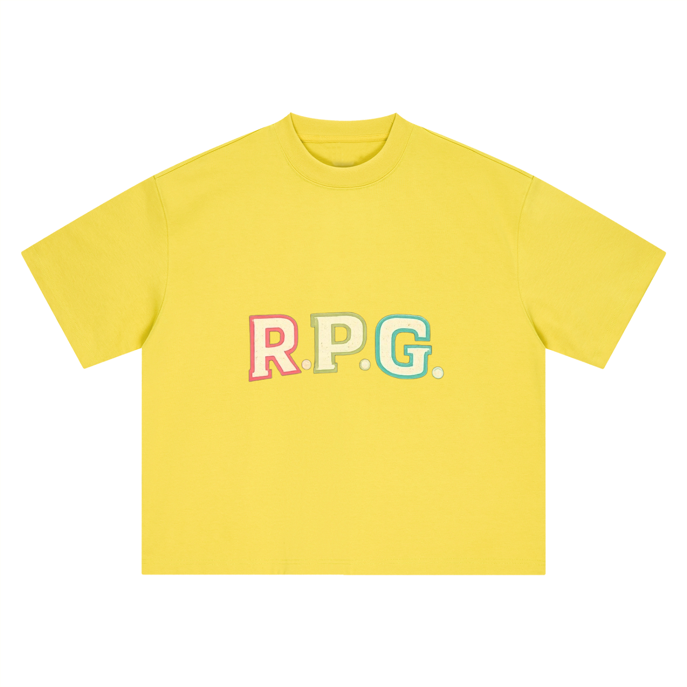DRIP oversized tee — boxy heavyweight