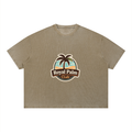 DRIP vintage wash tee — boxy waffle