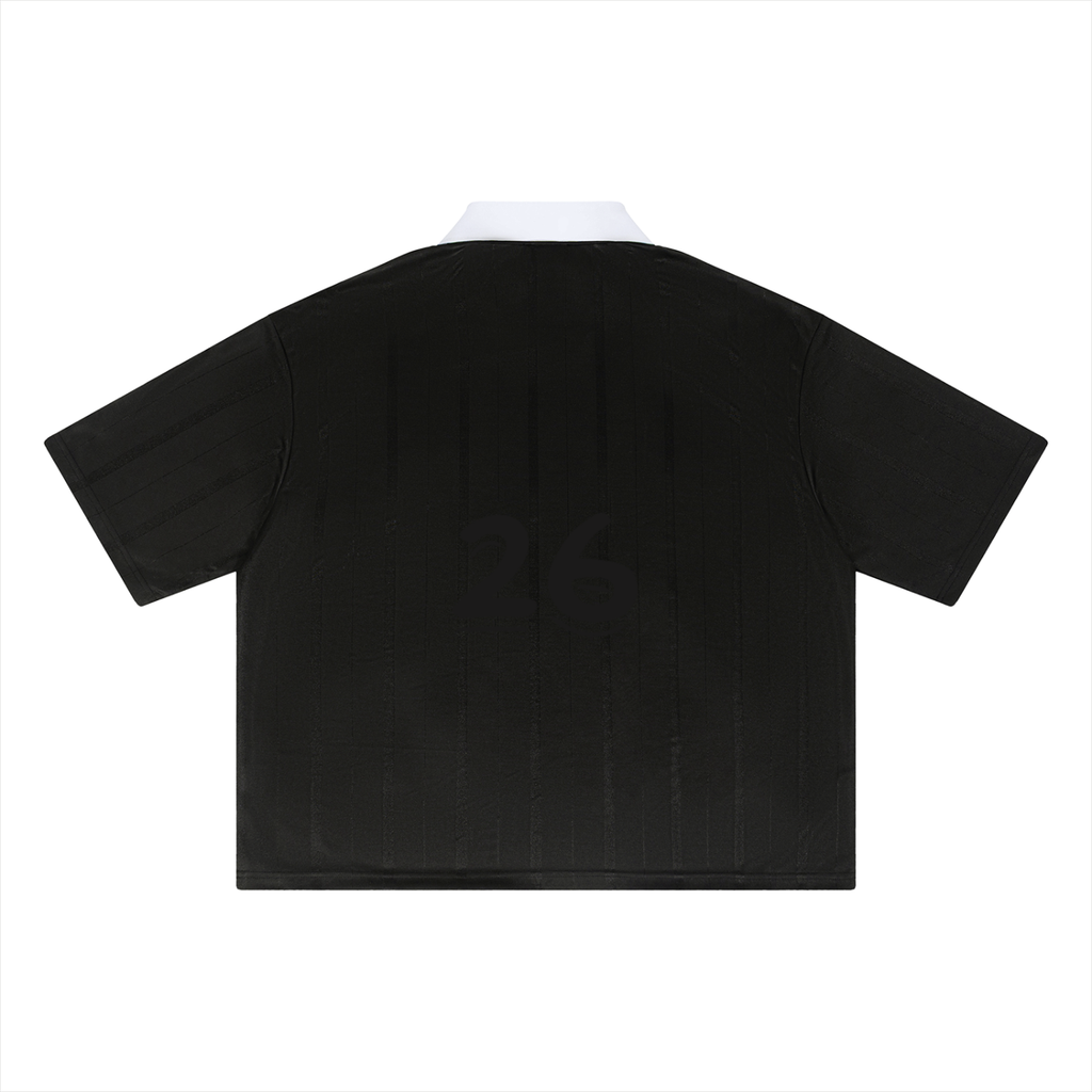DRIP soccer jersey — striped boxy