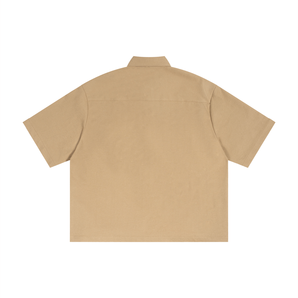 DRIP boxy shirt — heavyweight short sleeve