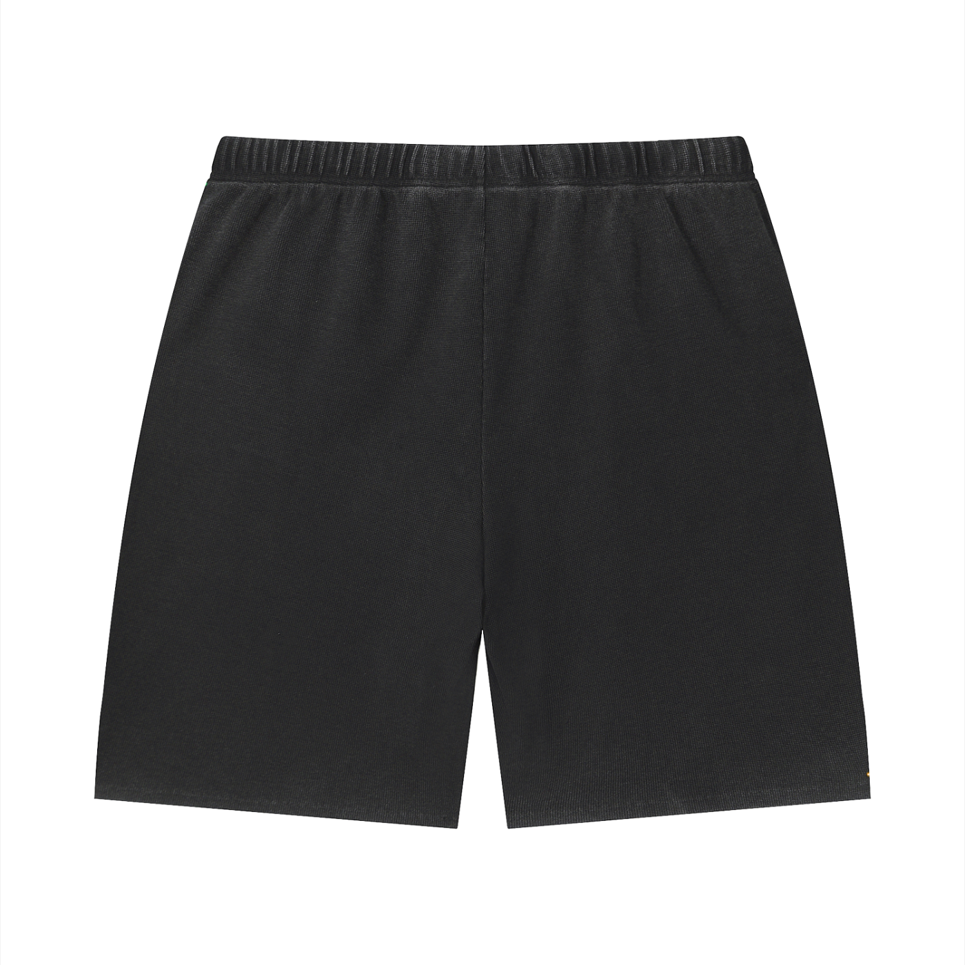 DRIP vintage wash shorts — waffle raw hem
