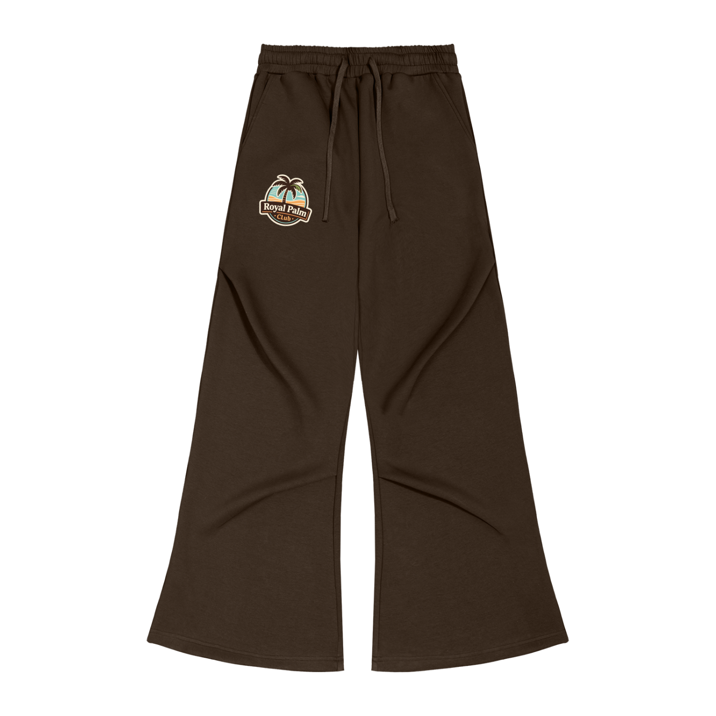 DRIP wide leg sweatpants — drawstring