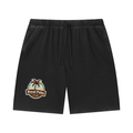 DRIP vintage wash shorts — waffle raw hem