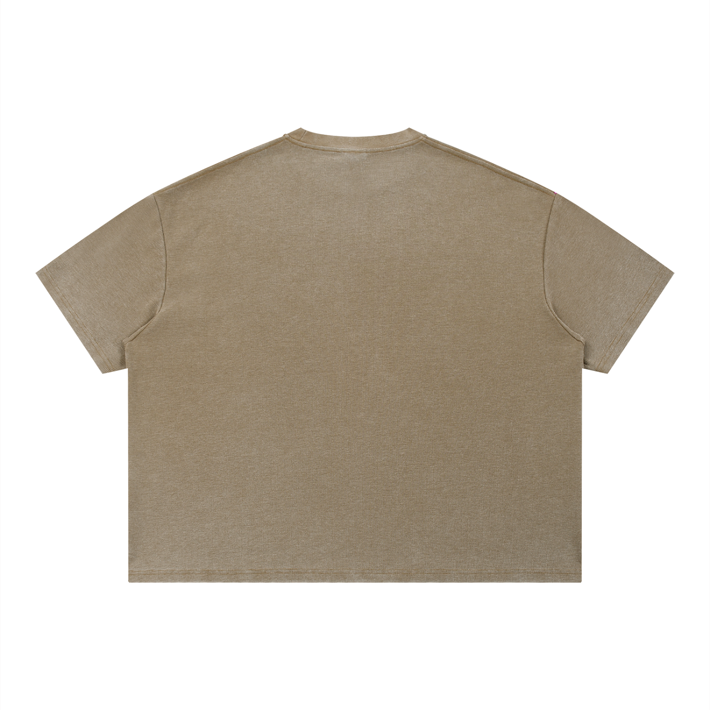 DRIP vintage wash tee — boxy waffle