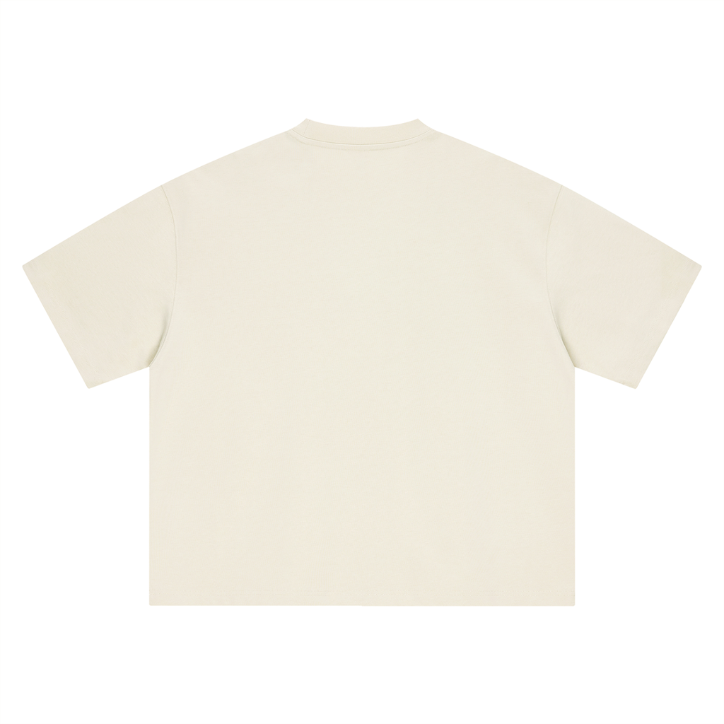 DRIP oversized tee — boxy heavyweight