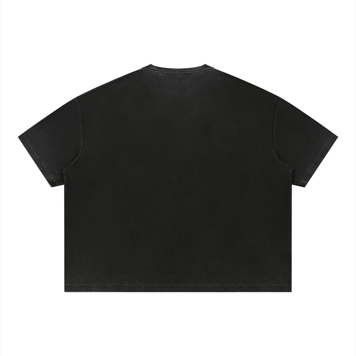 DRIP vintage wash tee — boxy waffle II